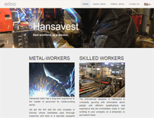 Tablet Screenshot of hansavest.com